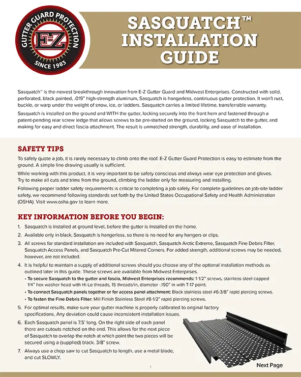Sasquatch Installation Guide